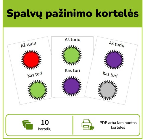 Aš turiu... kas turi...? Spalvos (Nr. P68)