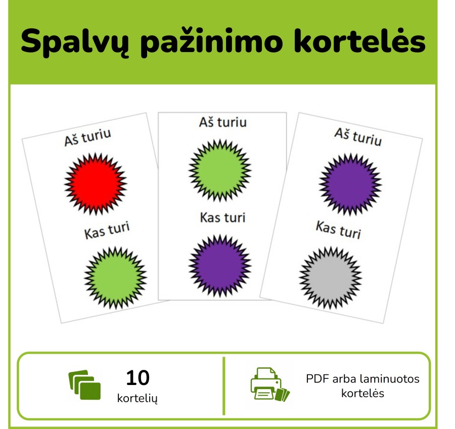 Aš turiu... kas turi...? Spalvos (Nr. P68)