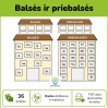 Balsės ir priebalsės (Nr. P4)