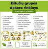 Bitučių grupės dekoro rinkinys (Nr. P182)