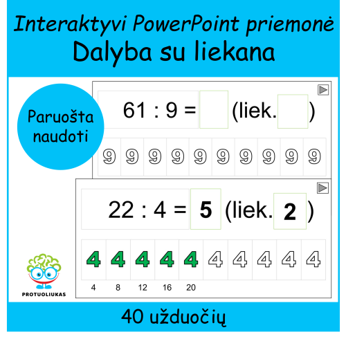 Dalyba su liekana (Nr. 209)