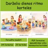 Darželio dienotvarkės (dienos ritmo) kortelės (Nr. P149)
