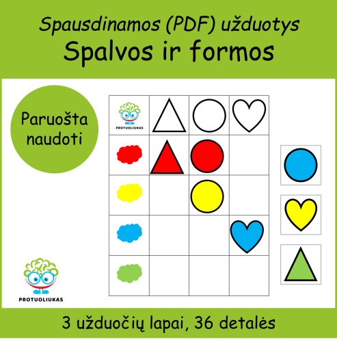 Formos ir spalvos (Nr. P2)