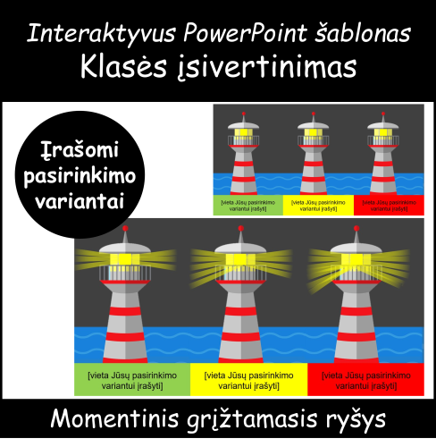 Įsivertinimas. Švyturys (šablonas) (Nr. 218)