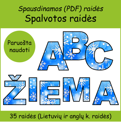 Kalėdinė abėcėlė (Nr. P113)