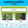 Laukiniai paukščiai (testas) (Nr. 198)