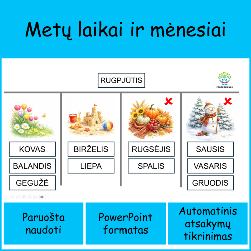 Metų laikai ir mėnesiai (Nr. 11)