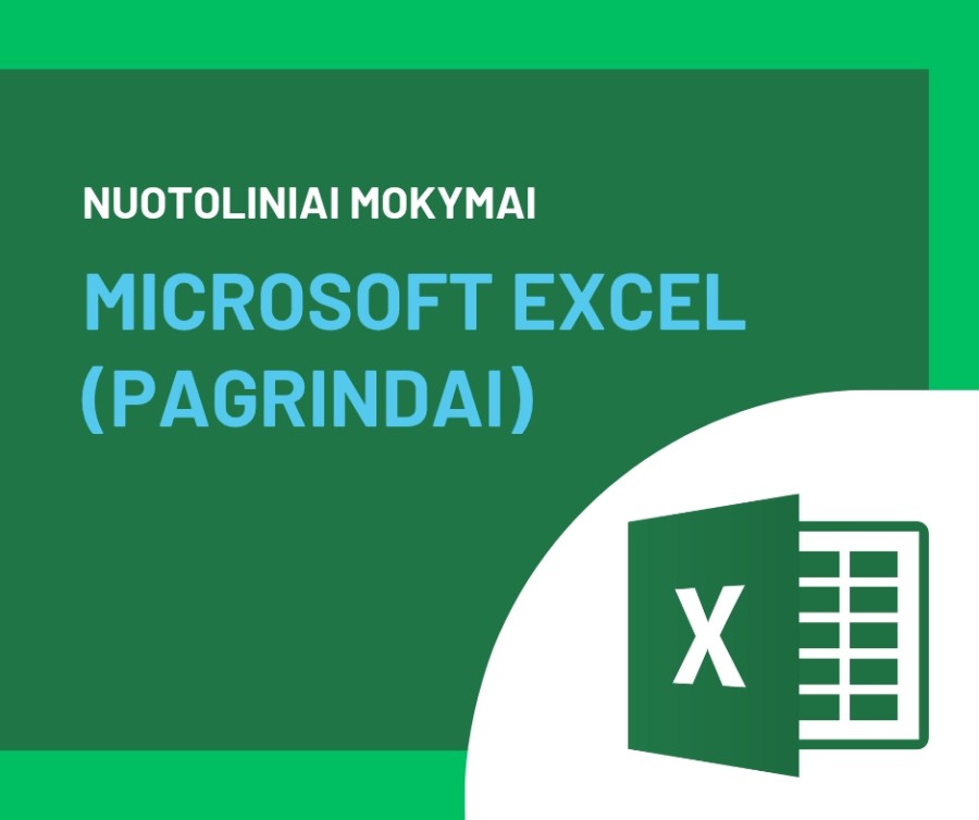 Microsoft Excel mokymai (pagrindai)