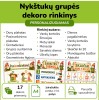 Nykštukų grupės dekoro rinkinys (Nr. P180)