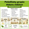 Pelėdžiukų grupės dekoro rinkinys (Nr. P193)