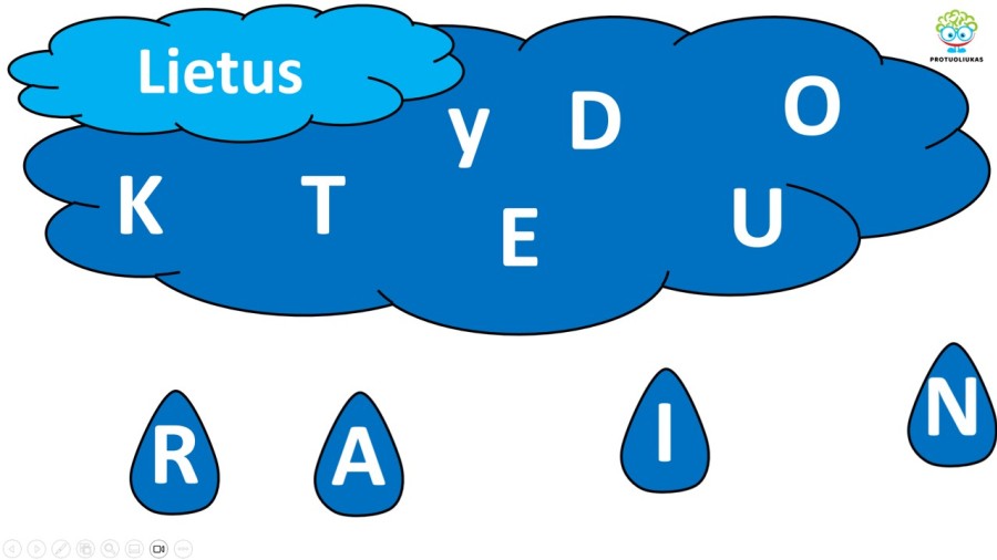 Lietutis (šablonas) (Nr. 58)