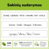 Sakinių sudarymo kortelės (Nr. P89)