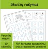 Skaičiai nuo 0 iki 9 (Nr. P86)