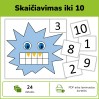 Skaičiavimas iki 10 (Nr. P17)
