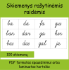 Skiemenys rašytinėmis raidėmis (Nr. P92)