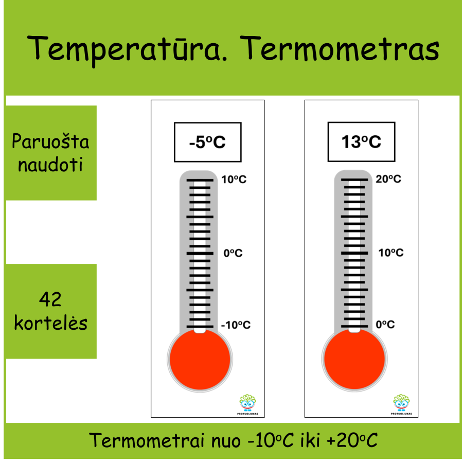 Temperatūra. Termometras (Nr. P129)
