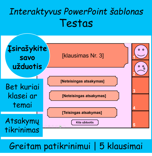 Testo šablonas (Nr. 42)