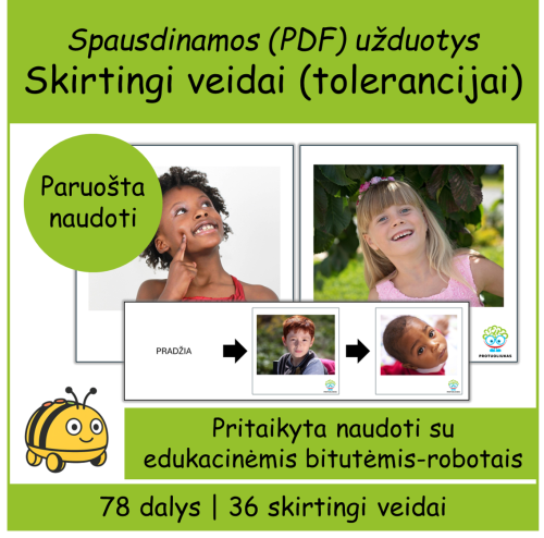 Tolerancijos ugdymas (Bee-bot) (Nr. P109)