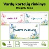 Vardų kortelės drugelių tema (Nr. P203)