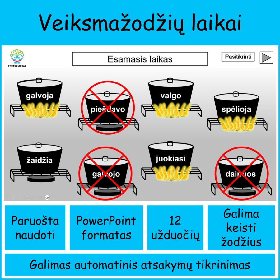 Veiksmažodžių laikai (Nr. 264)