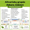 Aitvariukų grupės dekoro rinkinys (Nr. P208) Aitvariukų grupės dekoro rinkinys (Nr. P208)