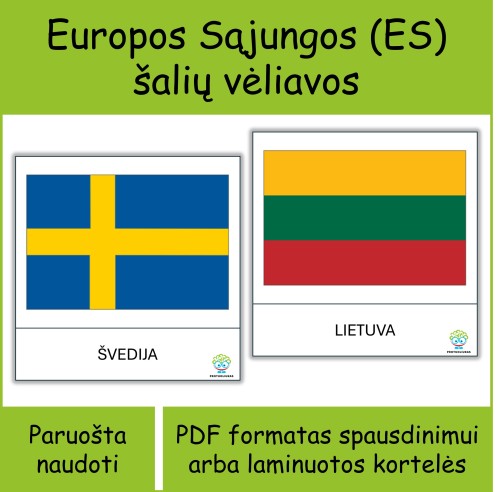 Europos Sąjungos šalių vėliavos (Nr. P142)
