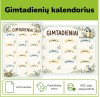 Gimtadienių kalendorius | Paukščiukų tema (Nr. P178) Gimtadienių kalendorius | Paukščiukų tema (Nr. P178)