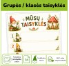 Grupės / klasės taisyklės | Nykštukų tema (Nr. P179)