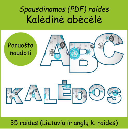 Kalėdinė abėcėlė (Nr. P111)