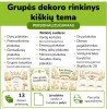Kiškučių grupės dekoro rinkinys (Nr. P191)