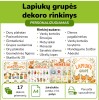 Lapiukų grupės dekoro rinkinys (Nr. P217) Lapiukų grupės dekoro rinkinys (Nr. P217)