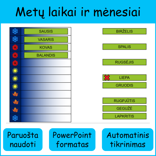 Metų laikai ir mėnesiai (Nr. 254)