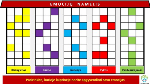 Momentinis įsivertinimas „Emocijų nameliai“ (Nr. 140)