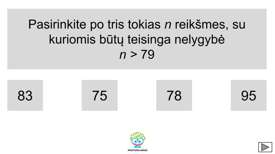 Nelygybės (Nr. 217)