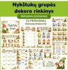 Nykštukų grupės dekoro rinkinys (Nr. P180)