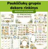 Paukščiukų grupės dekoro rinkinys (Nr. P183)