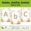 Raidės, skaičiai, ženklai | Rudens tema (Nr. P174) Raidės, skaičiai, ženklai | Rudens tema (Nr. P174)