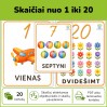 Skaičiai iki 20 | Skaičių rašymas (Nr. P207) Skaičiai iki 20 | Skaičių rašymas (Nr. P207)