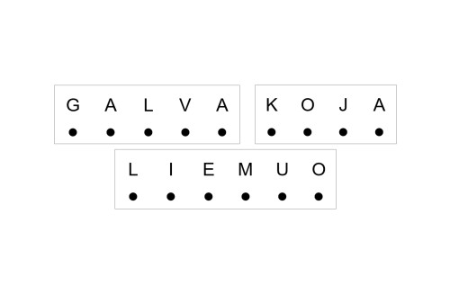 Skaitymo kortelės. Kūno dalys (Nr. P88)