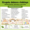 Spalviukų, kūrėjų grupės dekoro rinkinys (Nr. P209) Spalviukų, kūrėjų grupės dekoro rinkinys (Nr. P209)