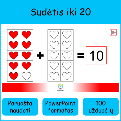 Sudėtis iki 20 (Nr. 241)