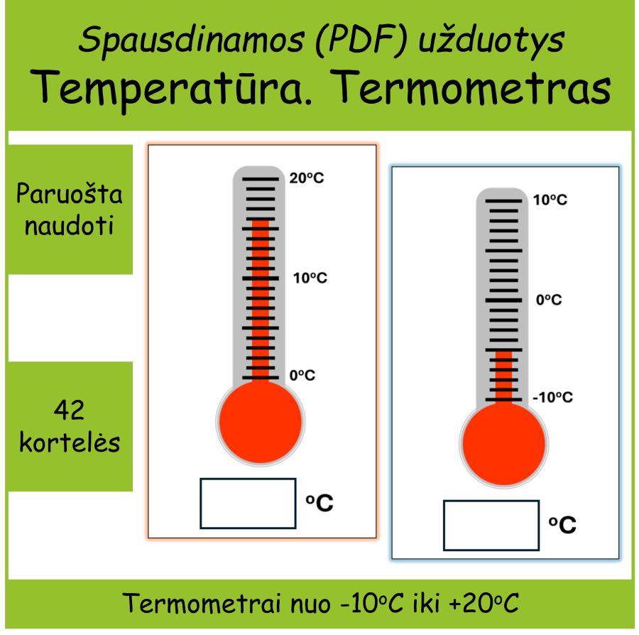 Temperatūra. Termometras (Nr. P128)