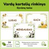 Vardų kortelės gyvūnų tema (Nr. P197) Vardų kortelės gyvūnų tema (Nr. P197)