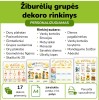 Žiburėlių grupės dekoro rinkinys (Nr. P227) Žiburėlių grupės dekoro rinkinys (Nr. P227)